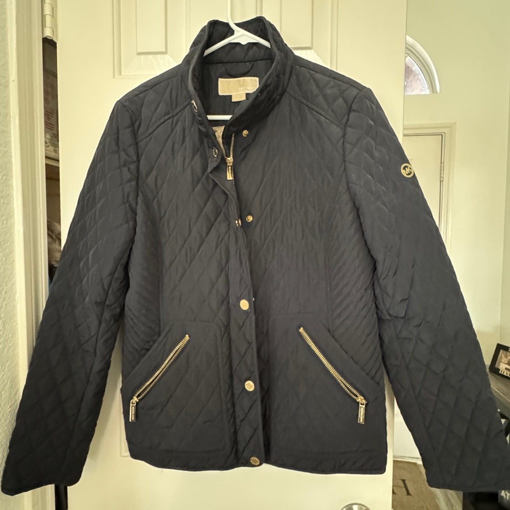 MK Quilted Hooded Jacket
